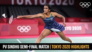 PV Sindhu loses in semifinal 🏸  Tokyo2020 Highlights [upl. by Gabriell155]