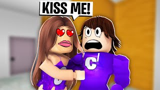 my crazy fan girl tried to kiss me in roblox [upl. by Notlek]