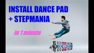 Set up dance pad  Stepmania in 1 minute [upl. by Anesusa747]