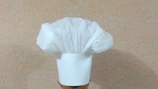 DIY Cómo hacer un gorro de chef para niños [upl. by Ahseikal14]