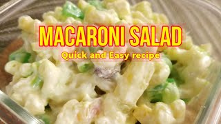 GAWIN ITO SA INYONG MACARONI SALADQUICK amp EASY RECIPEMACARONI SALADMAYANS VLOG [upl. by Alyag461]