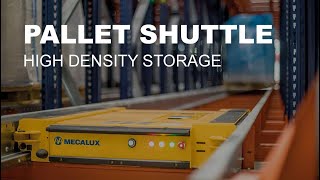 Pallet Shuttle  High density storage [upl. by Ecinrahs]