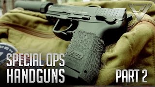 Special Ops Handguns Pt 2  Shooting Suppressed with HK45C [upl. by Notyap73]