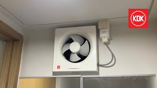 KDK 6” Wall Ventilating Fan  Exhaust Fan Dinding [upl. by Miriam]