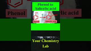 Conversion of Phenol to Salicylic acid🤔🤔Organic shorts [upl. by Modesta]