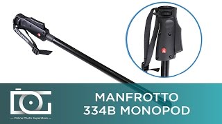 Manfrotto 334B Automatic Monopod  Replaces 3245  Unboxing Tutorial Video [upl. by Mozza]