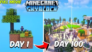 I Survived 100 Days Of Skyblock Infinite In Minecraft [upl. by Stockmon]