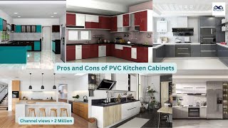 Pros and Cons of PVC Kitchen Cabinets  Is PVC Good for Kitchen Cabinets [upl. by Enaej]