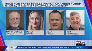 Fayetteville Chamber hosts mayor chamber forum [upl. by Zelazny]