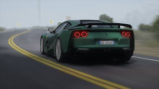 Assetto Corsa Ferrari 812 NLargo CSP Settings at End [upl. by Airdnola527]