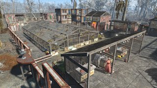 Fallout 4  GREENTOP NURSERY  Settlement build tour  NO MODS [upl. by Annazus]