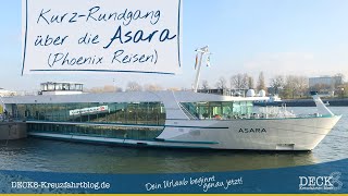 FlussKreuzfahrtschiff Asara Phoenix Reisen  KurzRundgang [upl. by Dorette]