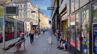 Vienna Walk in Districts Neubau amp Josefstadt  4K HDR  City Ambience Sounds [upl. by Siloam]