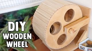 Wooden Hamster Wheel Tutorial  DIYJuly 19 [upl. by Holland]