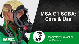 MSA G1 SCBA Care amp Use [upl. by Aiza]