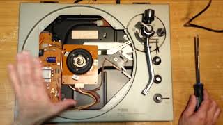 Technics SL1600 mkI Autostart repair [upl. by Lertnom]