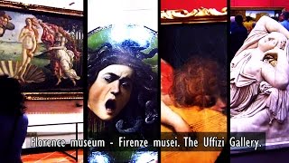 Visit Italy Florence museum  Firenze musei The Uffizi Gallery in Italy Holidays [upl. by Noryv885]