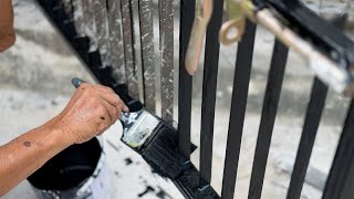 How to Paint Wrought Iron Railing  HouseSmarts Radio [upl. by Nivle]