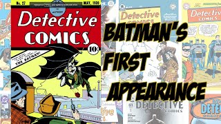 BATMAN’S FIRST APPEARANCE  Detective Comics 27 Read Along [upl. by Milly480]