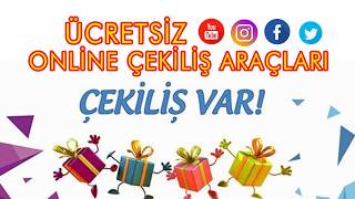 Youtuber için Online Çekiliş Yapma Araçları [upl. by Llerehc777]