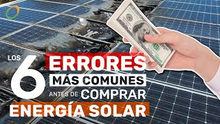 Las 6 cosas que debes saber antes de comprar un sistema fotovoltaico [upl. by Tema]