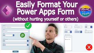 Power Apps and Forms How To Easily Format your Form Control [upl. by Akimert]