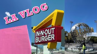 LA vlog 엘에이 관광지 도장깨기  멜로즈 거리  베벌리힐스  유니버설 스튜디오 할리우드  엘에이 스시맛집  아가씨 곱창 [upl. by Rehpinnej]