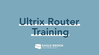 Ultrix Training [upl. by Nosnirb]