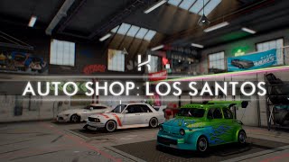 GTA 5  Auto Shop Los Santos  MLO Interior [upl. by Dorotea]