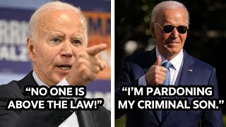 quotI Know You’re Shockedquot  Joe Biden Lied About Pardoning Hunter [upl. by Tekcirc]