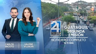 Noticiero de Guayaquil Segunda Emisión 14112024 [upl. by Anne-Corinne]