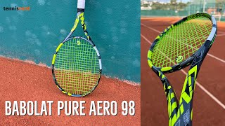 Babolat Pure Aero 98  First impressions [upl. by Aicirtac]