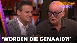 Wilfred toont René filmpje van Stoute Pieten Bingo Worden die echt genaaid  VANDAAG INSIDE [upl. by Ecyob]