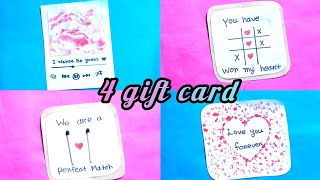 DIY beautiful paper 4 gift card ideas for parson 💗✨ cute paper gift card ideas [upl. by Nytsua]