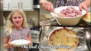 The BEST Cherry Pie Recipe  Easy to Make and SO Delicious [upl. by Nac127]