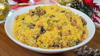 FAROFA SIMPLES E GOSTOSA PARA O NATAL l  Receitas de Natal [upl. by Asiluy971]