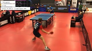 Truls Moregard vs Anthony Tran  Swedish League 2022 [upl. by Baten]