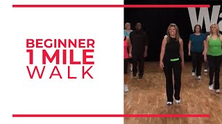 Beginner 1 Mile Walk  Walk at Home [upl. by Madonna204]