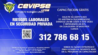 RIESGOS LABORALES EN SEGURIDAD PRIVADA  CEVIPSE [upl. by Honebein372]