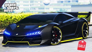 Pegassi Zentorno Review amp Best Customization SALE NOW GTA 5 Online Lamborghini Sesto Elemento  NEW [upl. by Kerrison]