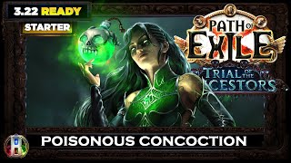 PoE 322 STARTER BUILD POISONOUS CONCOCTION PATHFINDER  PATH OF EXILE  TRIAL OF THE ANCESTORS [upl. by Olympe946]