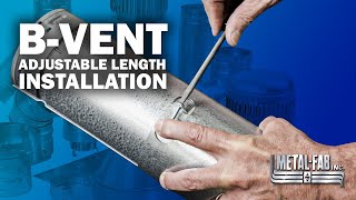 How to Install BVent Adjustable Length MetalFab [upl. by Angelica]