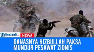 Ganasnya Hizbullah Paksa Mundur Pesawat Zionis Bombardir Militer Israel Dengan Roket Hingga Tewas [upl. by Elahcim253]