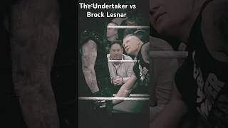 The Undertaker vs Brock Lesnar 😈🔥 shorts [upl. by Arin]