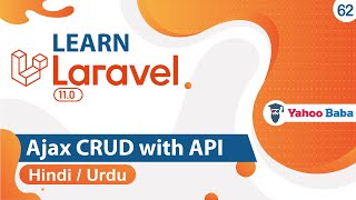 Laravel Ajax CRUD with API Tutorial in Hindi  Urdu [upl. by Edsel]