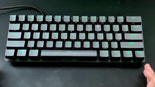 Razer Huntsman Mini 60 Keyboard 7 Modes for Lights [upl. by Esorlatsyrc]