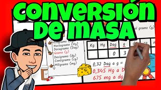 ðŸš€ CONVERSIÃ“N de Unidades de MASA Kg Hg Dag g dg cg y mg ðŸš€ para NIÃ‘OS de PRIMARIA [upl. by Tterb]