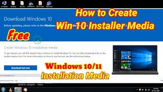 How to Create Windows 1011 Installation Media  StepbyStep Guide  How to increase windows 11 [upl. by Yznel689]