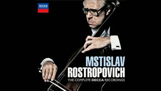 Mstislav Rostropovich  Schubert  Sonata For Arpeggione And Piano In A [upl. by Biagio]