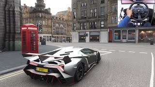 Lamborghini Veneno  Forza Horizon 4  Thrustmaster T300RS gameplay [upl. by Nancy]